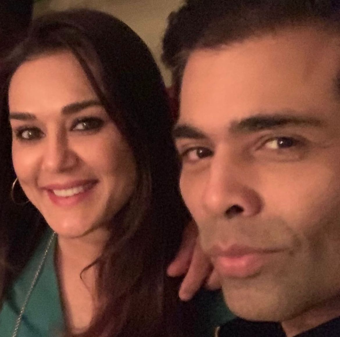 Karan Johar and preity zinta